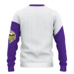 Minnesota Vikings Sweater Custom Heart Sketch Purple White Best Selling