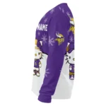 Minnesota Vikings Sweater Custom Hello Kitty Purple Best Selling