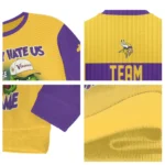 Minnesota Vikings Sweater Personalized Grinch Fierce Purple Best Selling
