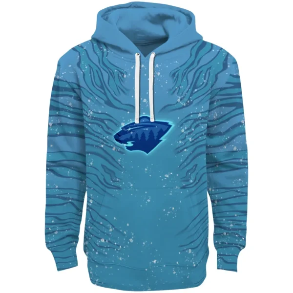 Minnesota Wild Hoodie Customized Tiger Pattern Best Selling