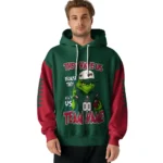Minnesota Wild Hoodie Personalized Grinch Fierce Red Best Selling