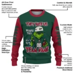 Minnesota Wild Sweater Customized Grinch Fierce Red Best Selling
