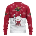 Minnesota Wild Sweater Personalized Hello Kitty Red Best Selling