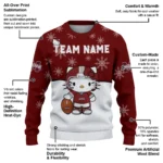 Mississippi State Bulldogs Sweater Personalized Hello Kitty Maroon Best Selling