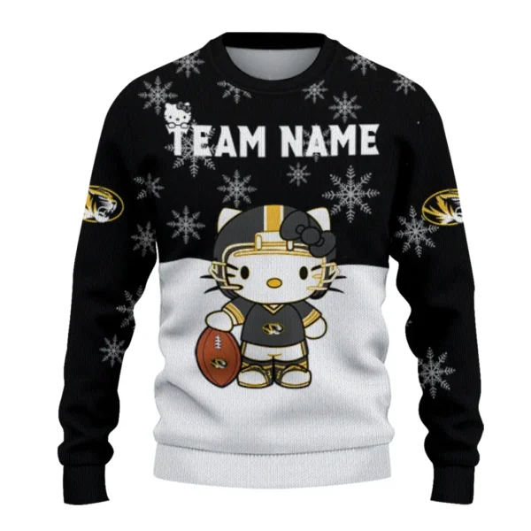 Missouri Tigers Sweater Custom Hello Kitty Black Best Selling