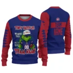 Montreal Canadiens Sweater Personalized Grinch Fierce Red Best Selling