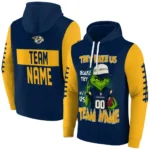 Nashville Predators Hoodie Customized Grinch Fierce Gold Best Selling