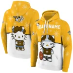 Nashville Predators Hoodie Personalized Hello Kitty Gold Best Selling