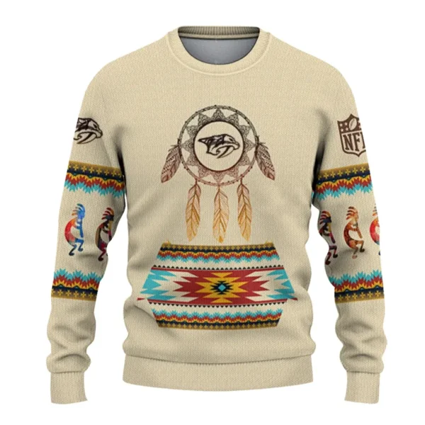 Nashville Predators Sweater Custom Dreamcatcher Feathers Best Selling