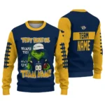 Nashville Predators Sweater Custom Grinch Fierce Gold Best Selling