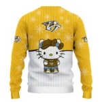 Nashville Predators Sweater Customized Hello Kitty Gold Best Selling