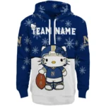Navy Midshipmen Hoodie Custom Hello Kitty Blue Best Selling