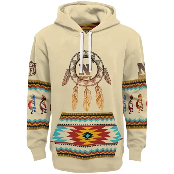 Navy Midshipmen Hoodie Personalized Dreamcatcher Feathers Best Selling