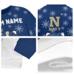 Navy Midshipmen Sweater Personalized Hello Kitty Blue Best Selling