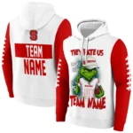 Nc State Wolfpack Hoodie Custom Grinch Fierce Red Best Selling