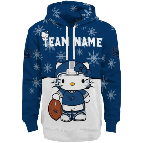 Nevada Wolf Pack Hoodie Personalized Hello Kitty Blue Best Selling