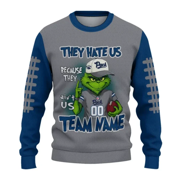 Nevada Wolf Pack Sweater Custom Grinch Fierce Blue Best Selling