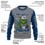 Nevada Wolf Pack Sweater Custom Grinch Fierce Blue Best Selling