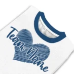 Nevada Wolf Pack Sweater Customized Heart Sketch Blue White Best Selling