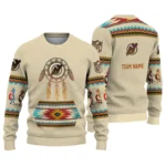 New Jersey Devils Sweater Customized Dreamcatcher Feathers Best Selling