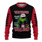 New Jersey Devils Sweater Customized Grinch Fierce Red Best Selling