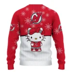New Jersey Devils Sweater Personalized Hello Kitty Red Best Selling