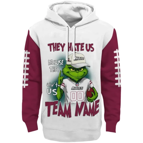 New Mexico State Aggies Hoodie Custom Grinch Fierce Crimson Best Selling