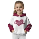New Mexico State Aggies Hoodie Personalized Scribble Heart Crimson White Best Selling