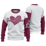 New Mexico State Aggies Sweater Custom Heart Sketch Crimson White Best Selling