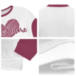 New Mexico State Aggies Sweater Custom Heart Sketch Crimson White Best Selling