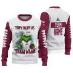 New Mexico State Aggies Sweater Personalized Grinch Fierce Crimson Best Selling