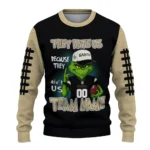 New Orleans Saints Sweater Customized Grinch Fierce Gold Best Selling