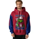 New York Giants Hoodie Custom Grinch Fierce Blue Best Selling