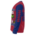 New York Giants Sweater Personalized Grinch Fierce Blue Best Selling