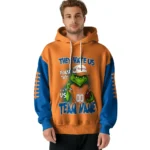 New York Islanders Hoodie Custom Grinch Fierce Blue Best Selling