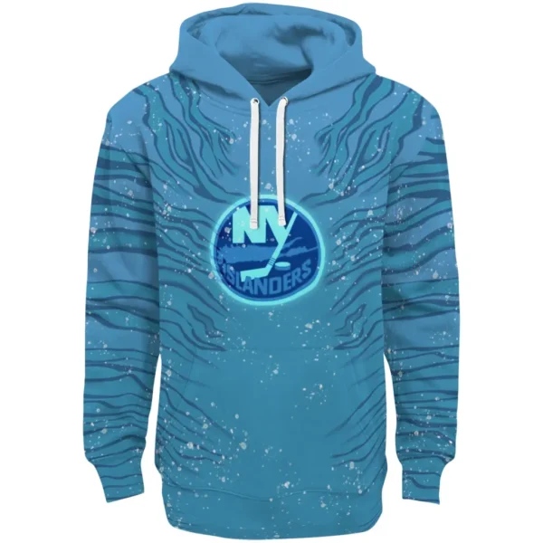 New York Islanders Hoodie Personalized Tiger Pattern Best Selling