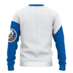 New York Islanders Sweater Custom Heart Sketch Blue White Best Selling