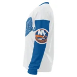 New York Islanders Sweater Custom Heart Sketch Blue White Best Selling