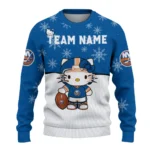 New York Islanders Sweater Custom Hello Kitty Blue Best Selling