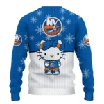 New York Islanders Sweater Custom Hello Kitty Blue Best Selling