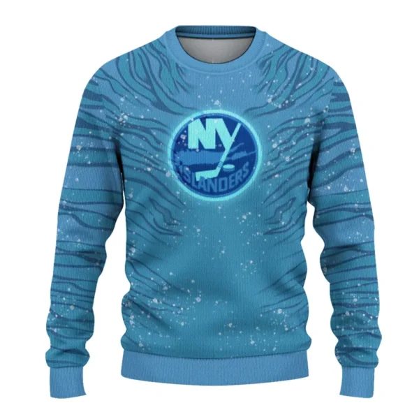 New York Islanders Sweater Customized Tiger Pattern Best Selling