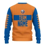 New York Islanders Sweater Personalized Grinch Fierce Blue Best Selling