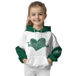 New York Jets Hoodie Custom Scribble Heart Green White Best Selling