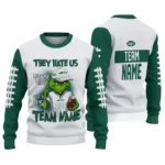 New York Jets Sweater Custom Grinch Fierce Green Best Selling