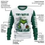 New York Jets Sweater Custom Grinch Fierce Green Best Selling