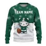 New York Jets Sweater Customized Hello Kitty Green Best Selling