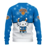 New York Knicks Sweater Custom Hello Kitty Blue Best Selling