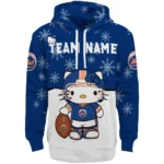 New York Mets Hoodie Custom Hello Kitty Blue Best Selling