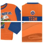 New York Mets Sweater Customized Grinch Fierce Blue Best Selling