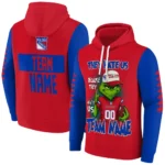 New York Rangers Hoodie Customized Grinch Fierce Blue Best Selling